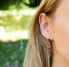 Elegant silver earrings with garnets GRAAGUP2718