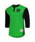 Men's Green Austin FC Legendary Henley 3/4 Sleeve T-shirt
