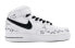 【定制球鞋】 Nike Air Force 1 Mid 空军一号 科技风 未来感 棋盘格 中帮 板鞋 男款 黑白 / Кроссовки Nike Air Force CW2289-111