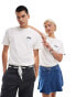 Vans holder street classic back print t-shirt in off white