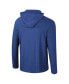 Фото #3 товара Men's Royal Duke Blue Devils Cloud Jersey Raglan Long Sleeve Hoodie T-shirt