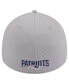 Men's Gray New England Patriots Active 39Thirty Flex Hat