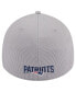 Гимназия женский серый New Era New England Patriots 39Thirty Flex Hat Серый, M/L - фото #2