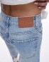 Topshop denim board jort in bleach