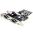 Фото #5 товара StarTech.com 4 Port Native PCI Express RS232 Serial Adapter Card with 16550 UART - PCIe - Serial - RS-232 - 26280 h - CE - FCC - REACH - ASIX - MCS9904CV-AA
