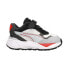 Фото #1 товара Puma RsMetric Lace Up Toddler Boys Black, Grey, White Sneakers Casual Shoes 386