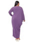 ფოტო #4 პროდუქტის Women's Plus Size Louella Asymmetrical Maxi Dress