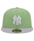 Men's New York Yankees Two-Tone Color Pack 59FIFTY Fitted Hat Зеленый, 6 7/8 - фото #4