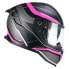 Шлем для мотоциклистов CGM 363X Shot Run Full Face Helmet, черно-желтый, полнолицевой, для мужчин Matt Fluo Fuchsia, XS - фото #1