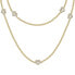 Elegant gold-plated necklace with hearts Incontri SAUQ03