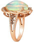 ფოტო #6 პროდუქტის Neopolitan Opal (4-1/2 ct. t.w.) & Diamond (1 ct. t.w.) Statement Ring in 14k Rose Gold (Also Available in White Gold or Yellow Gold)