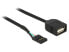 Фото #2 товара Delock 83825 - 0.4 m - USB A - USB 2.0 - Female/Female - 480 Mbit/s - Black