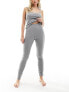 Фото #7 товара ASOS DESIGN mix & match pointelle pyjama legging in grey