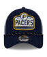 Фото #4 товара Men's Navy Indiana Pacers 2024 NBA All-Star Game A-Frame 9FORTY Trucker Hat