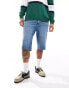 Tommy Jeans skater carpenter denim shorts in mid wash