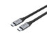 Фото #3 товара USB-кабель Unitek International C14082ABK - 1 м - USB C - USB C - USB 3.2 Gen 2 (3.1 Gen 2) - 10000 Mбит/с - Черный