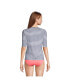 Фото #15 товара Petite Crew Neck Rash Guard UPF 50 Sun Protection Swim Tee