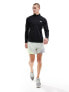 Фото #3 товара adidas Training Essentials half zip t-shirt in black