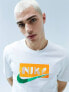 Фото #2 товара Nike chest logo t-shirt in white