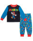 Toddler Boys Nintendo Luigi Mario Pajama Shirt and Pants Sleep Set