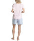 Women's 3-Pc. T-Shirt, Pants & Shorts Pajama Set