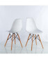 Фото #4 товара 5-Piece Mid-Century Dining Set with White Table