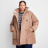 Фото #2 товара Women's Notched Lapel Double Breasted Puffer Coat - Future Collective with