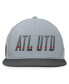 Фото #3 товара Men's Gray Atlanta United FC Smoke Snapback Hat