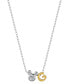 ფოტო #6 პროდუქტის Unwritten Cubic Zirconia Mickey Mouse Initial Pendant Necklace