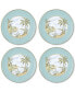 British Colonial Tradewind Accent Plates, Set of 4