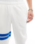 Фото #5 товара Lacoste logo joggers with contrast stripe in white