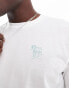 PS Paul Smith t-shirt with embossed zebra logo in white