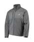 Men's Graphite Philadelphia Eagles Circle Zephyr Softshell Full-Zip Jacket