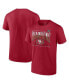 ფოტო #1 პროდუქტის Men's Scarlet San Francisco 49ers 2023 NFC Champions Hometown Not Done T-shirt