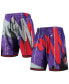 ფოტო #2 პროდუქტის Men's Purple Toronto Raptors Hardwood Classics 1998 Hyper Hoops Swingman Shorts