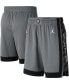 Фото #2 товара Men's Charcoal, Black Brooklyn Nets 2020/21 Association Edition Performance Swingman Shorts