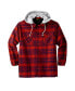 ფოტო #1 პროდუქტის Big & Tall by KingSize Removable Hood Shirt Jacket