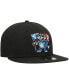 Фото #4 товара Men's Black Rocket City Trash Pandas Authentic Collection Team Alternate 59FIFTY Fitted Hat
