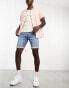 Only & Sons denim shorts in mid blue 2XL - фото #8