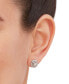 ფოტო #2 პროდუქტის Diamond Halo Stud Earrings (1/2 ct. t.w.) in 14k White Gold