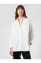 Фото #5 товара Рубашка Koton Oversize Рубашка с длинным рукавом с карманами