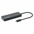 Фото #1 товара USB-USB-концентратор Manhattan USB-концентратор 3.2 Gen 1 Typ-C Hub USB-C-Stecker auf sieben USB-A-Buchsen 5 Gbit/s 3