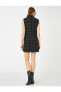 Фото #4 товара Платье Koton Мини безрукавка с поясом из шерстяного смеси