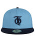 Фото #2 товара Men's Light Blue/Navy Tigres de Quintana Roo Mexico League On Field 59FIFTY Fitted Hat