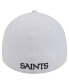 Фото #4 товара Men's White New Orleans Saints Active 39THIRTY Flex Hat