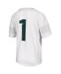 ფოტო #4 პროდუქტის Big Boys #1 White Michigan State Spartans Football Game Jersey