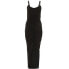 Фото #3 товара Jacquard Ruched Maxi Dress : Jacquard Ruched Maxi Dress Black 12