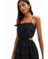 ფოტო #5 პროდუქტის Women's Long embroidered cut-out dress