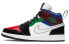 Фото #1 товара Кроссовки Nike Air Jordan 1 Mid SE Black White Multi-Color (Черно-белый)