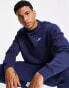 Nike Club crew neck sweat in navy